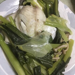 素材を味わう♪白身魚の浮かせ蒸し